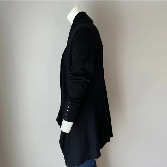 White House Black Market Ribbed Sweater in Black size Large - Picture 4 of 10